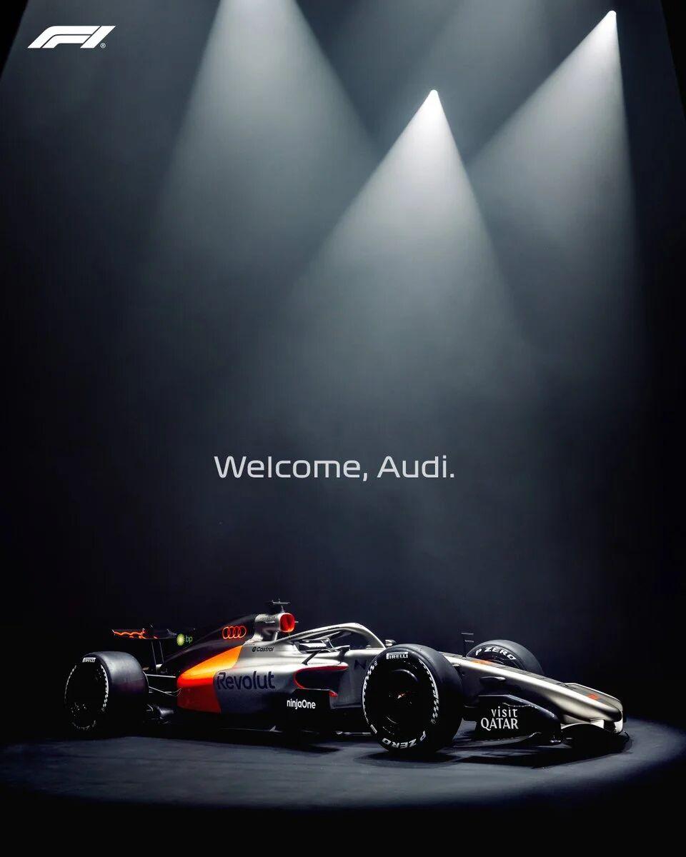 世界杯直播软件官网-全新起步！奥迪发布首辆F1赛车R26涂装